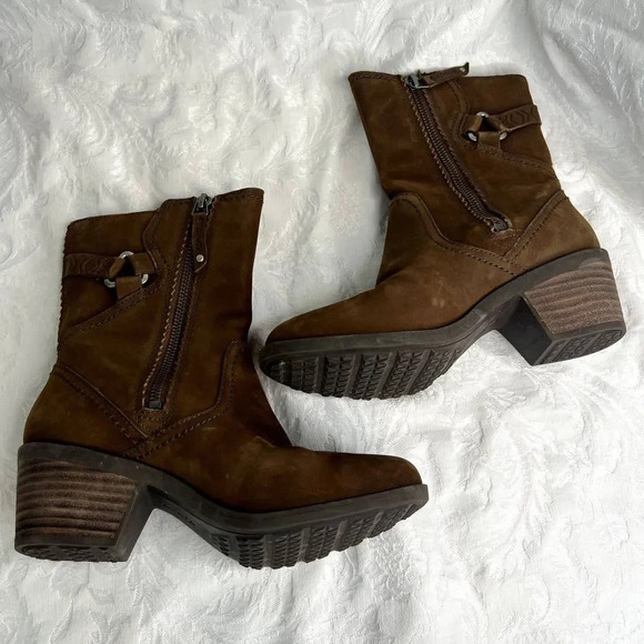 Teva Boots Foxy Brown Nubuck Zip Up US‎ Size 5.5 - Picture 4 of 12